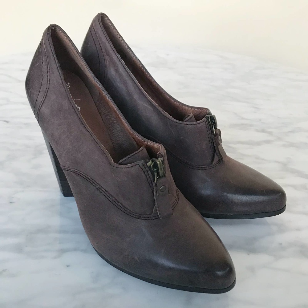 Anthropologie No 704b Holt Brown Distressed Boots